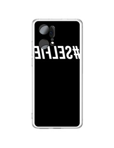 Coque Oppo Find X5 Pro Hashtag Selfie Blanc Inversé - Jonathan Perez
