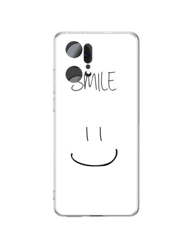 Oppo Find X5 Pro Case Smile White - Jonathan Perez