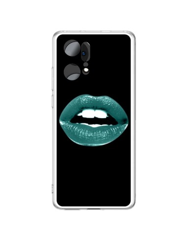 Coque Oppo Find X5 Pro Lèvres Bleues - Jonathan Perez