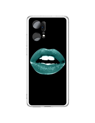 Oppo Find X5 Pro Case Lips Blue - Jonathan Perez