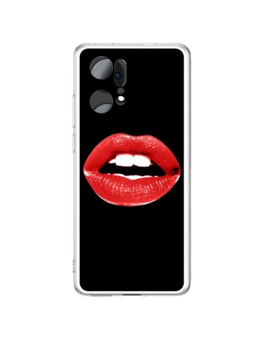 Oppo Find X5 Pro Case Lips Red - Jonathan Perez
