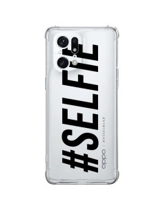 Coque Oppo Find X5 Pro Hashtag Selfie Transparente - Jonathan Perez