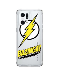 Oppo Find X5 Pro Case Bazinga Sheldon The Big Bang Thoery Clear - Jonathan Perez