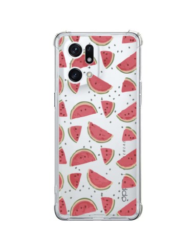 Coque Oppo Find X5 Pro Pasteques Watermelon Fruit Transparente - Dricia Do