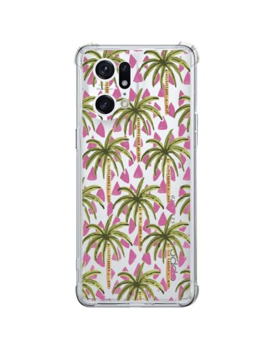 Coque Oppo Find X5 Pro Palmier Palmtree Transparente - Dricia Do