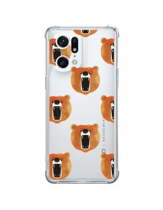 Cover Oppo Find X5 Pro Orso Trasparente - Dricia Do