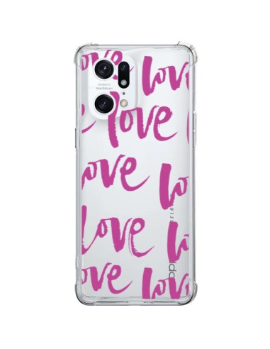 Oppo Find X5 Pro Case Love Clear - Dricia Do