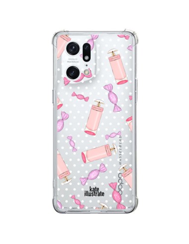 Coque Oppo Find X5 Pro Candy Bonbons Transparente - kateillustrate
