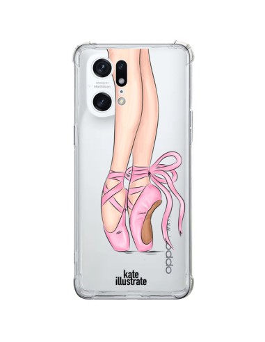 Oppo Find X5 Pro Case Ballerina Danza Clear - kateillustrate