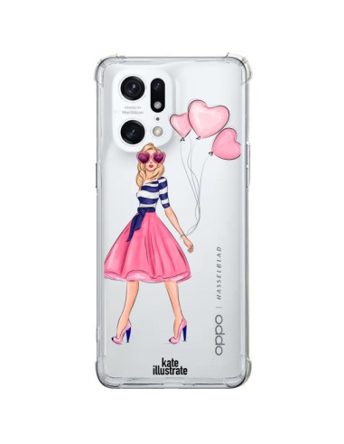 Coque Oppo Find X5 Pro Legally Blonde Love Transparente - kateillustrate