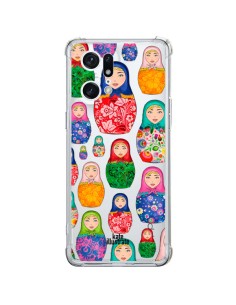 Oppo Find X5 Pro Case Matryoshka Bambola Russa Clear - kateillustrate