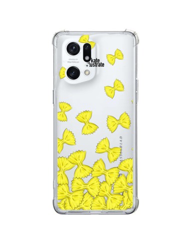 Coque Oppo Find X5 Pro Italian Pasta Pates Italiennes Transparente - kateillustrate