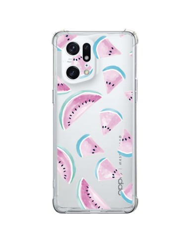 Coque Oppo Find X5 Pro Pasteque Watermelon Fruit Ete Summer Transparente - Lisa Argyropoulos