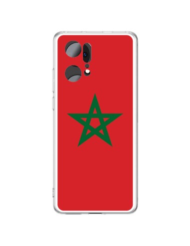 Coque Oppo Find X5 Pro Drapeau Maroc Marocain - Laetitia
