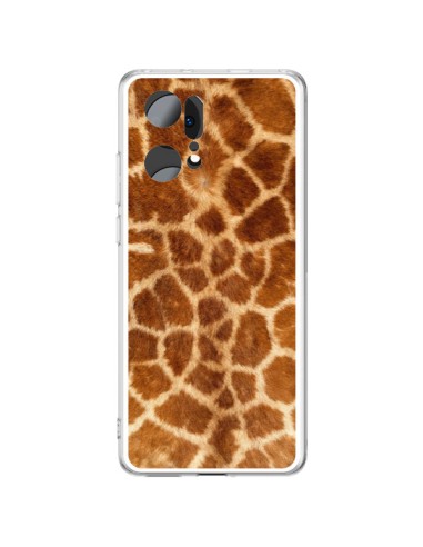 Coque Oppo Find X5 Pro Giraffe Girafe - Laetitia