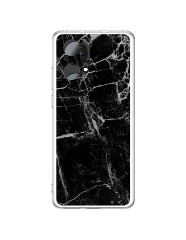 Coque Oppo Find X5 Pro Marbre Marble Noir Black - Laetitia