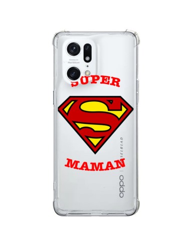 Coque Oppo Find X5 Pro Super Maman Transparente - Laetitia