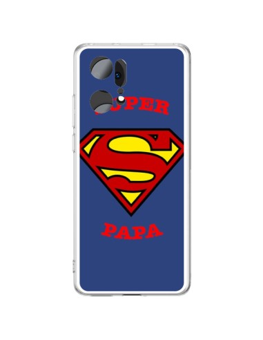 Coque Oppo Find X5 Pro Super Papa Superman - Laetitia
