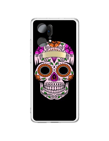 Oppo Find X5 Pro Case Skull Messicano Multicolor - Laetitia