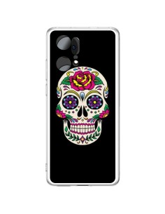 Oppo Find X5 Pro Case Skull Messicano Multicolor Black - Laetitia
