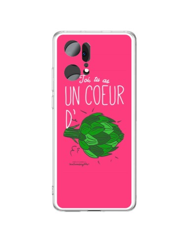 Cover Oppo Find X5 Pro Toi tu as un coeur d'artichaut Te hai un cuore di carciofo- Leellouebrigitte