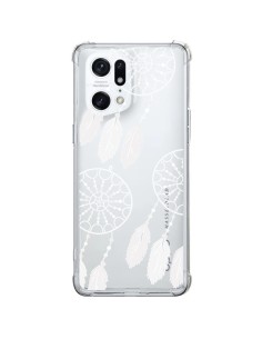 Coque Oppo Find X5 Pro Attrape Rêves Blanc Dreamcatcher Triple Transparente - Petit Griffin
