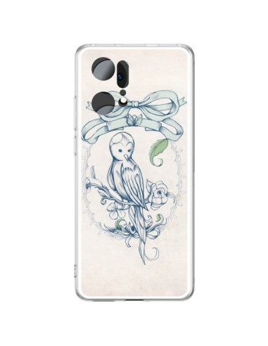 Cover Oppo Find X5 Pro Piccolo Uccello Vintage - Lassana