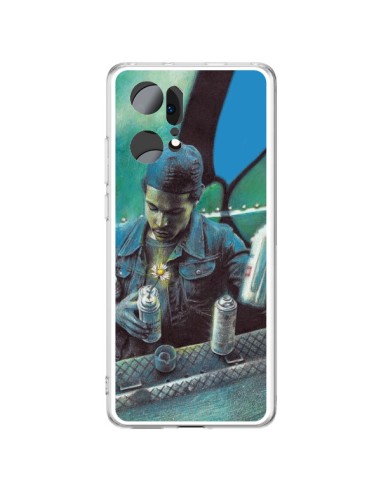 Coque Oppo Find X5 Pro Dondi Flower Graffiti - Lassana