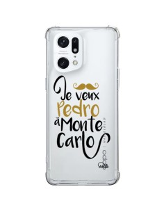 Oppo Find X5 Pro Case Je veux Pedro à Monte Carlo Clear - Lolo Santo