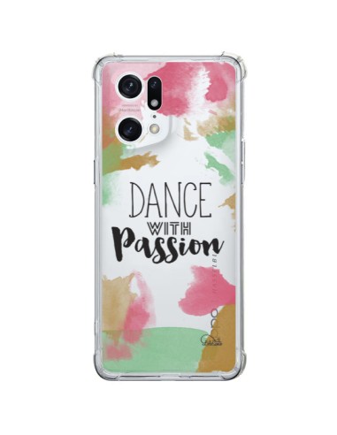 Coque Oppo Find X5 Pro Dance With Passion Transparente - Lolo Santo