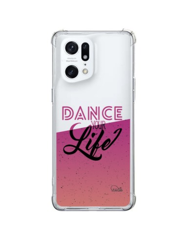 Cover Oppo Find X5 Pro Dance Your Life Trasparente - Lolo Santo