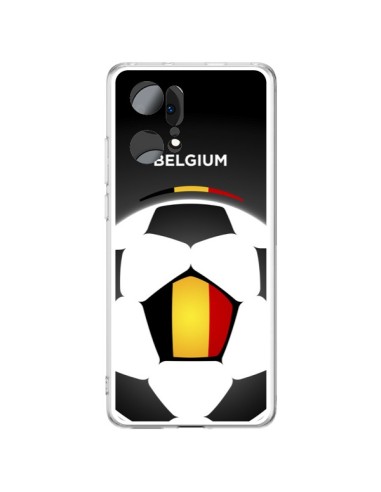 Coque Oppo Find X5 Pro Belgique Ballon Football - Madotta