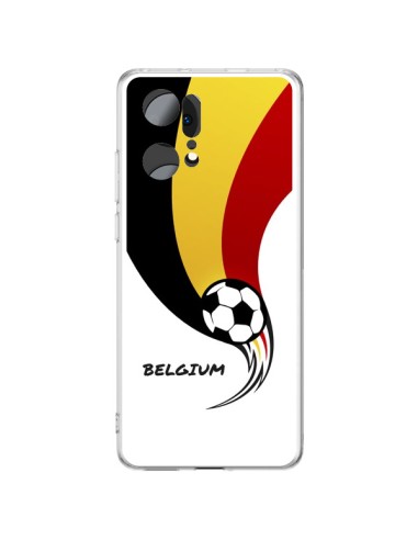 Coque Oppo Find X5 Pro Equipe Belgique Belgium Football - Madotta