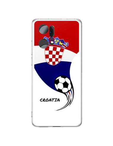 Coque Oppo Find X5 Pro Equipe Croatie Croatia Football - Madotta