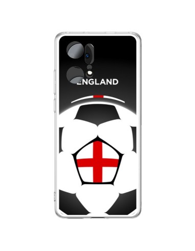 Coque Oppo Find X5 Pro Angleterre Ballon Football - Madotta