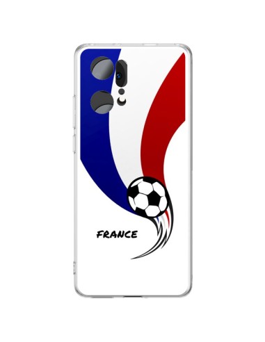 Coque Oppo Find X5 Pro Equipe France Ballon Football - Madotta