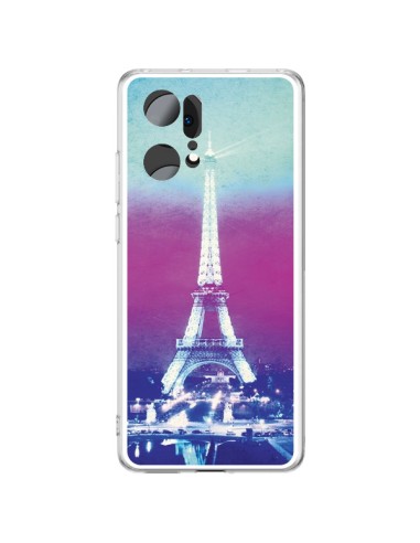 Coque Oppo Find X5 Pro Tour Eiffel Night - Mary Nesrala