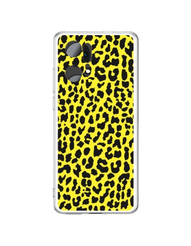 Coque Oppo Find X5 Pro Leopard Jaune - Mary Nesrala