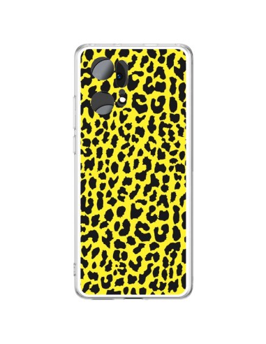 Coque Oppo Find X5 Pro Leopard Jaune - Mary Nesrala