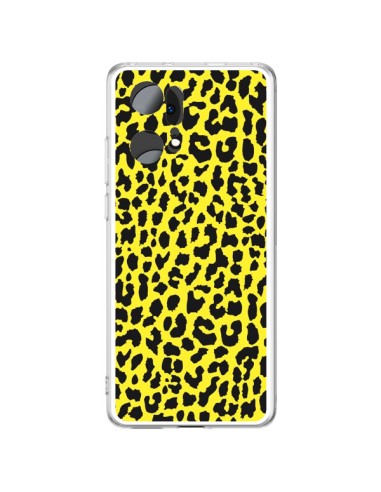 Cover Oppo Find X5 Pro Leopardo Giallo - Mary Nesrala