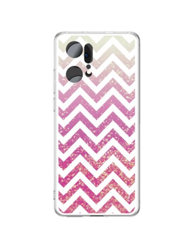 Coque Oppo Find X5 Pro Chevron Pixie Dust Triangle Azteque - Mary Nesrala