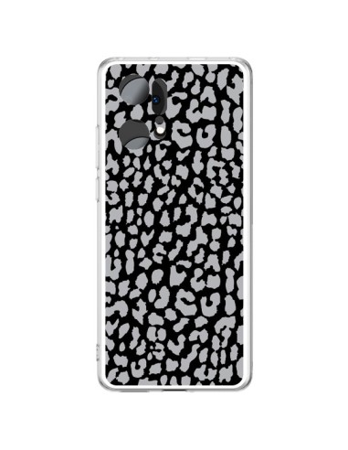 Oppo Find X5 Pro Case Leopard Grey - Mary Nesrala