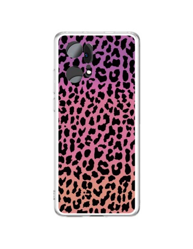 Cover Oppo Find X5 Pro Leopardo Hot Rosa Corallo - Mary Nesrala