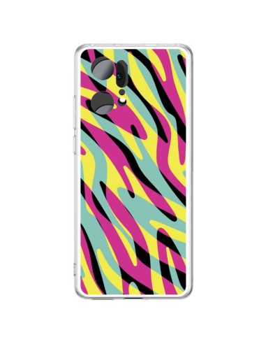 Coque Oppo Find X5 Pro In the wild arc en ciel - Mary Nesrala