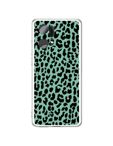 Cover Oppo Find X5 Pro Leopardo Verde Menta Neon - Mary Nesrala