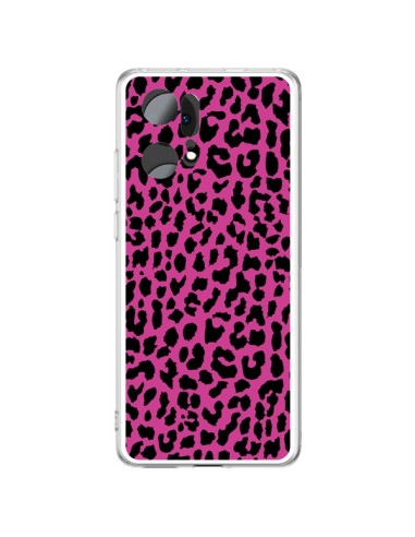Coque Oppo Find X5 Pro Leopard Rose Pink Neon - Mary Nesrala