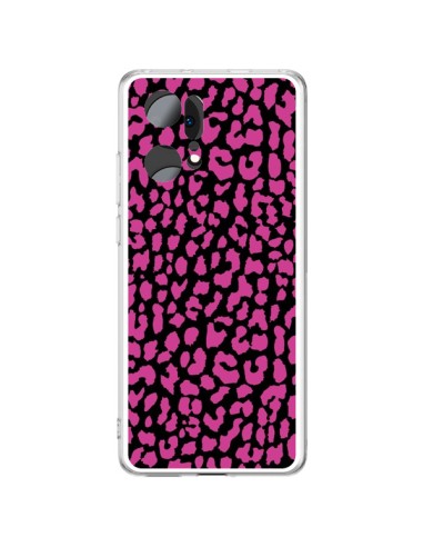 Coque Oppo Find X5 Pro Leopard Rose Pink - Mary Nesrala