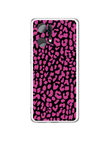 Cover Oppo Find X5 Pro Leopardo Rosa - Mary Nesrala