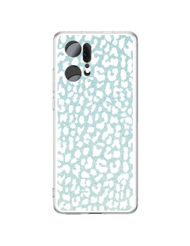 Coque Oppo Find X5 Pro Leopard Winter Mint - Mary Nesrala