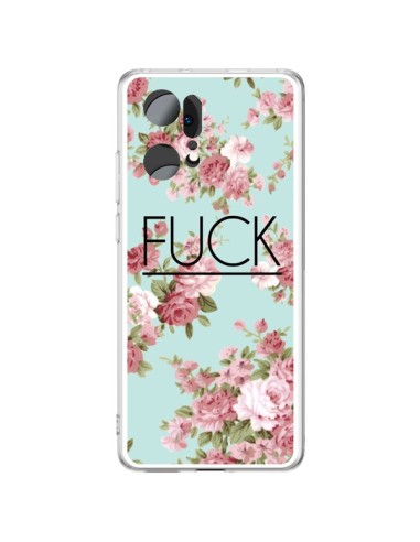 Coque Oppo Find X5 Pro Fuck Fleurs - Maryline Cazenave